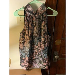 J Crew Collection sleeveless bow back top